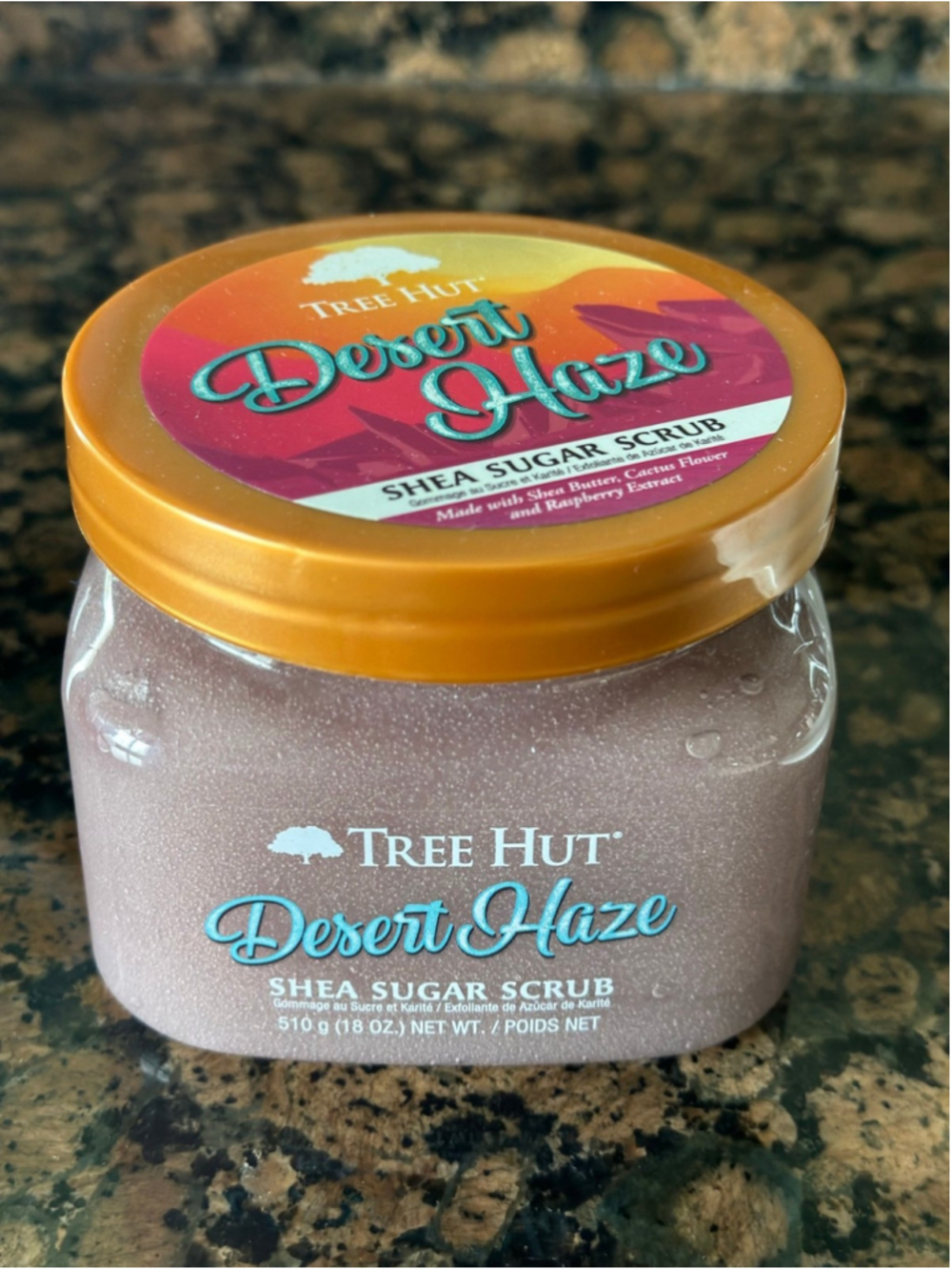 Tree Hut Desert Haze Shea Sugar Scrub, Ultra Hydrating Exfoliating Scrub